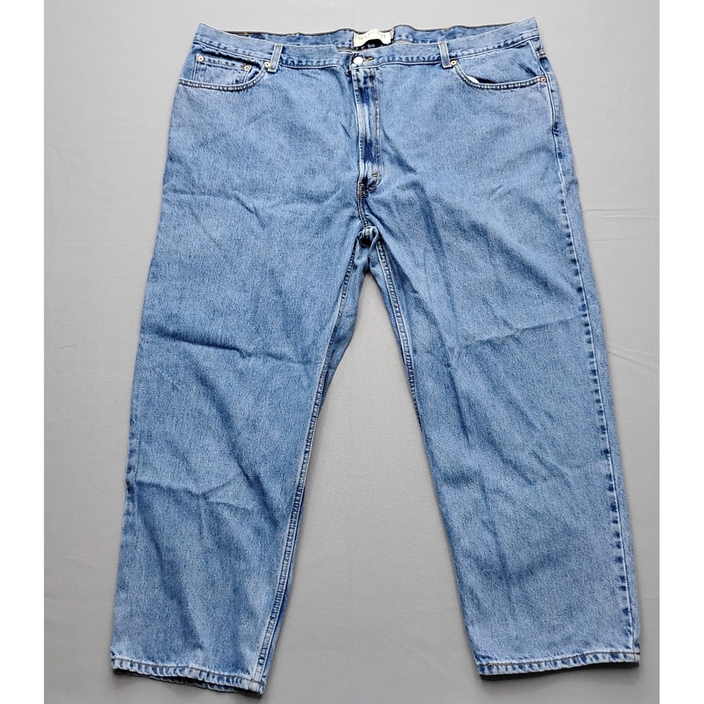 Levis 550 Relaxed Fit Jeans Mens 50x30 Blue Denim Medium Wash Y2K 2007